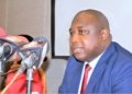 Attorney General and Minister of Justice Dawda A. Jallow publicly releasing the report of the Truth, Reconciliation and Reparations Commission (TRRC) on December 24, 2021 at the Sir Dawda Kairaba Jawara International Conference Centre in Bijilo.