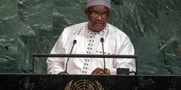 President Adama Barrow of The Gambia. Photo Credit: @news.un.org
